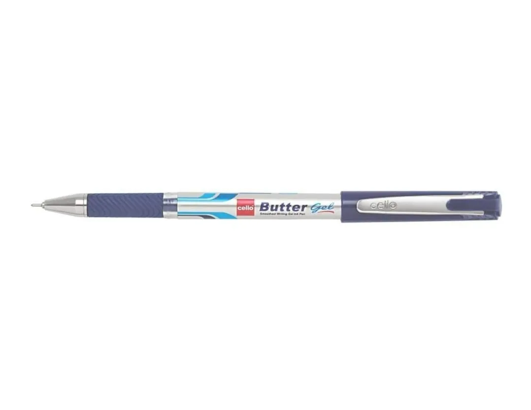 Cello ButterGel Gel Pen 0.5 mm Blue Pen Pack of 1